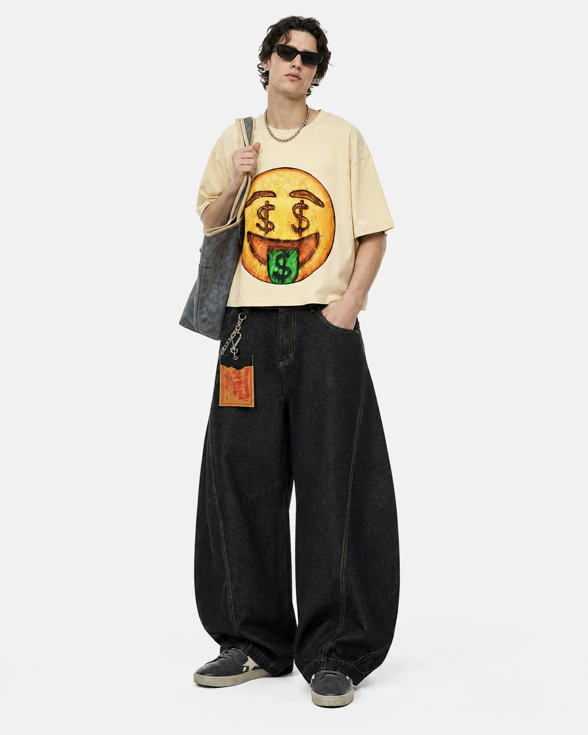 Raw Color Super Baggy Jeans | Inflation Streetwear - Image 3