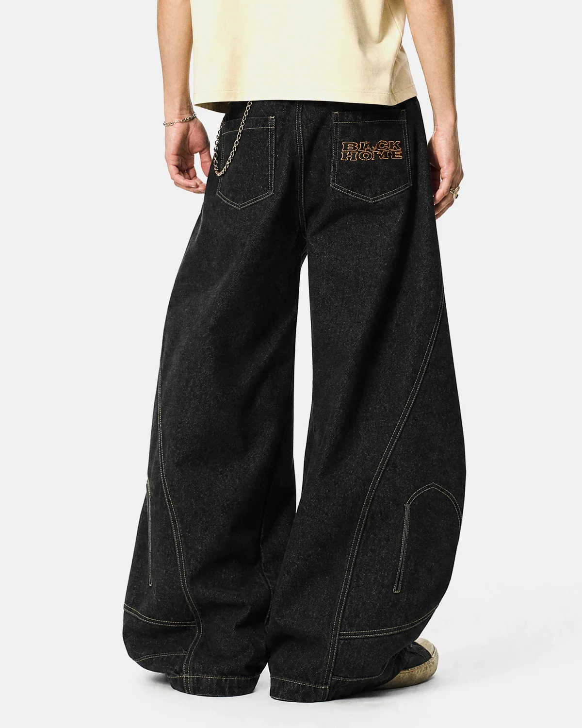 Raw Color Super Baggy Jeans | Inflation Streetwear - Image 8