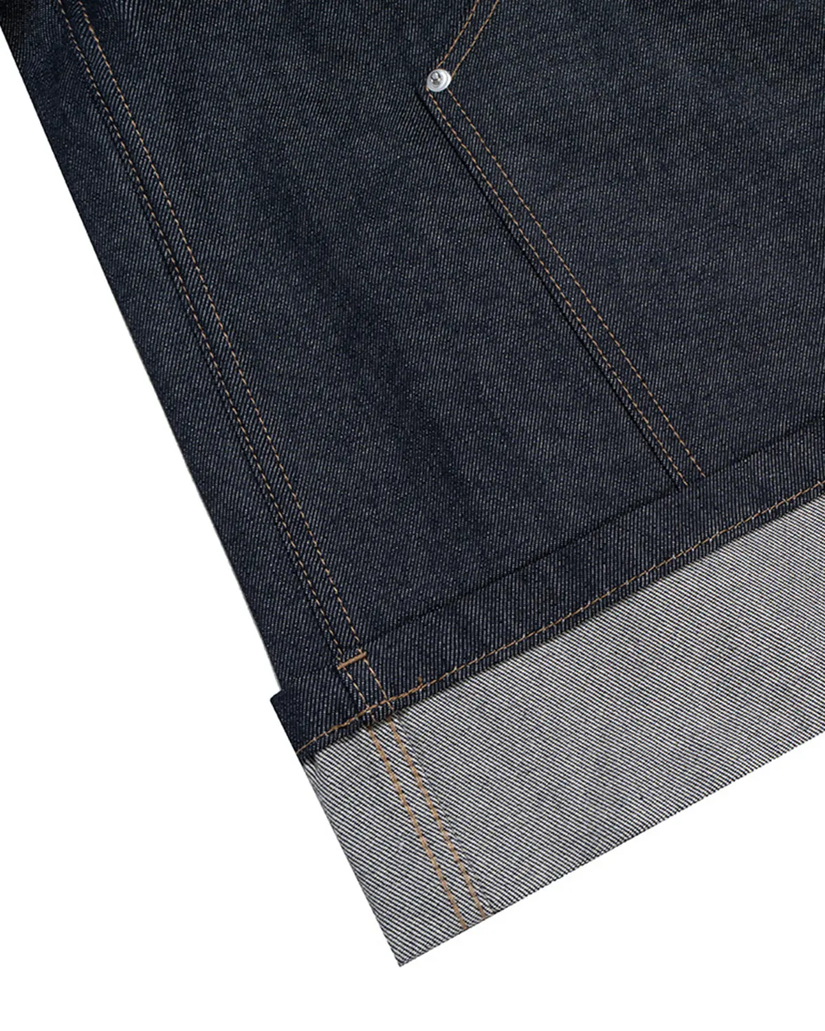 Raw Denim Carpenter Long Jorts | Inflation Streetwear - Image 14