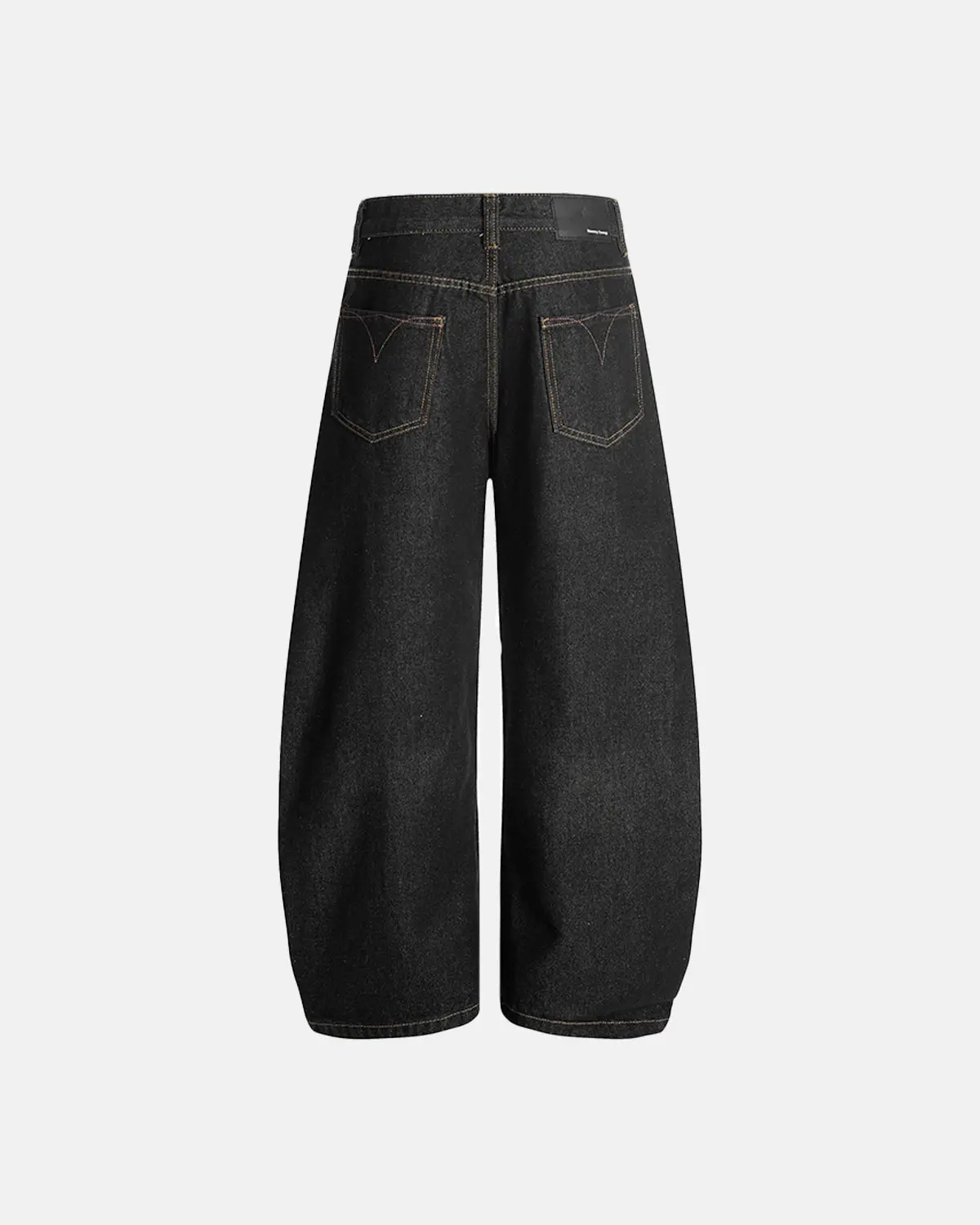 Raw Embroidery Baggy Jeans | Inflation Streetwear - Image 2