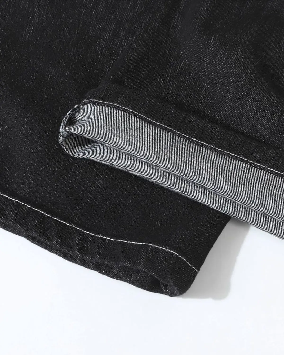 Raw Metal Clasp Baggy Jeans | Inflation Streetwear - Image 11