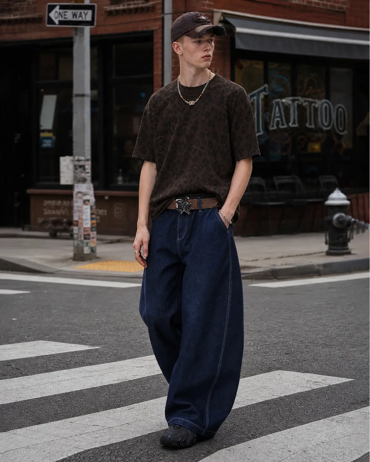 Raw Washed Barrel Jeans | Inflation Streetwear - Image 3