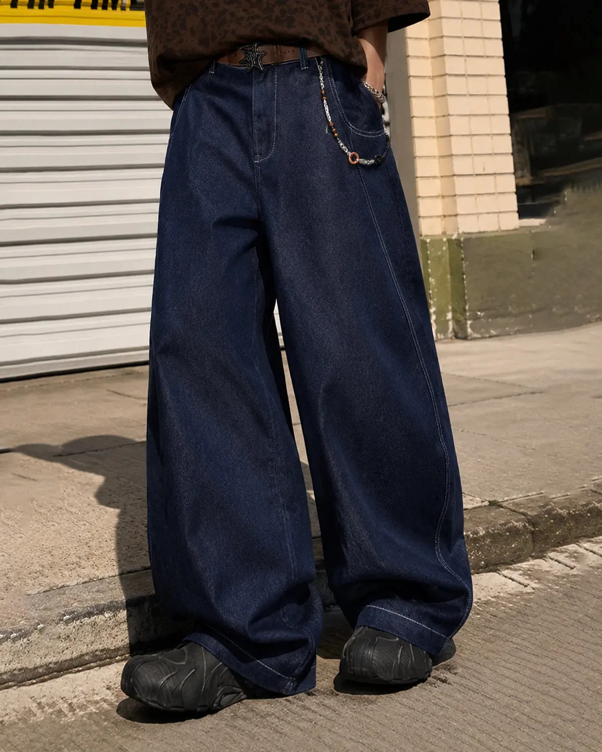 Raw Washed Barrel Jeans | Inflation Streetwear - Image 6