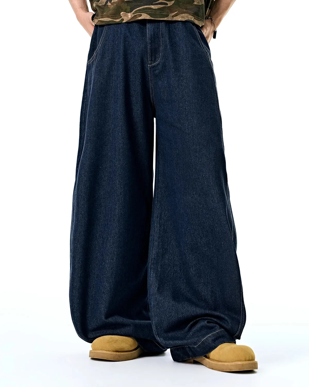 Raw Washed Barrel Jeans | Inflation Streetwear - Image 7