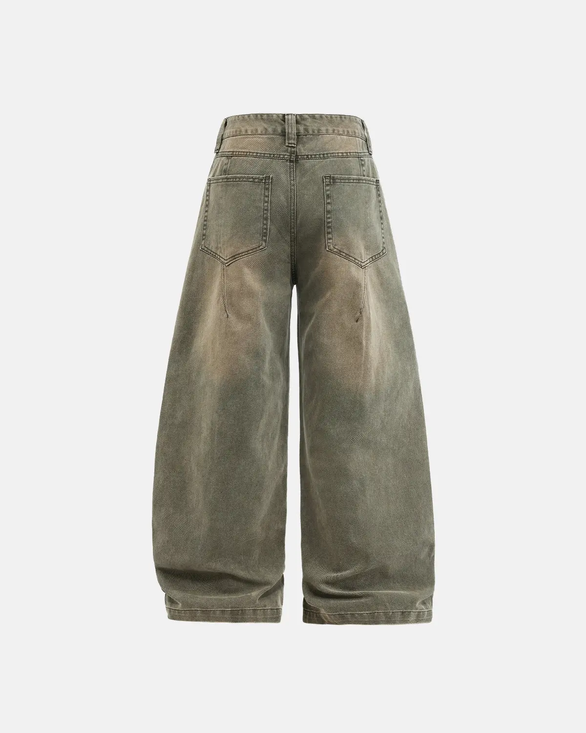 Retro Acid Wash Baggy Cargo Pants | Inflation Streetwear - Image 2