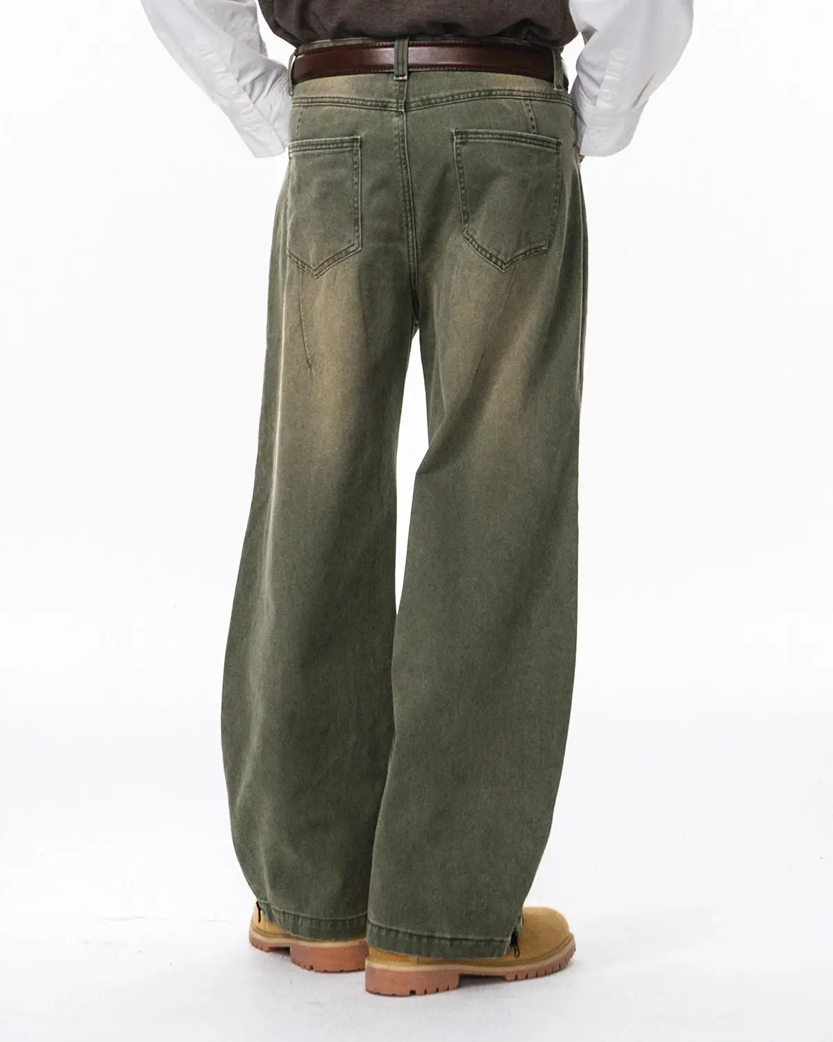 Retro Acid Wash Baggy Cargo Pants | Inflation Streetwear - Image 4