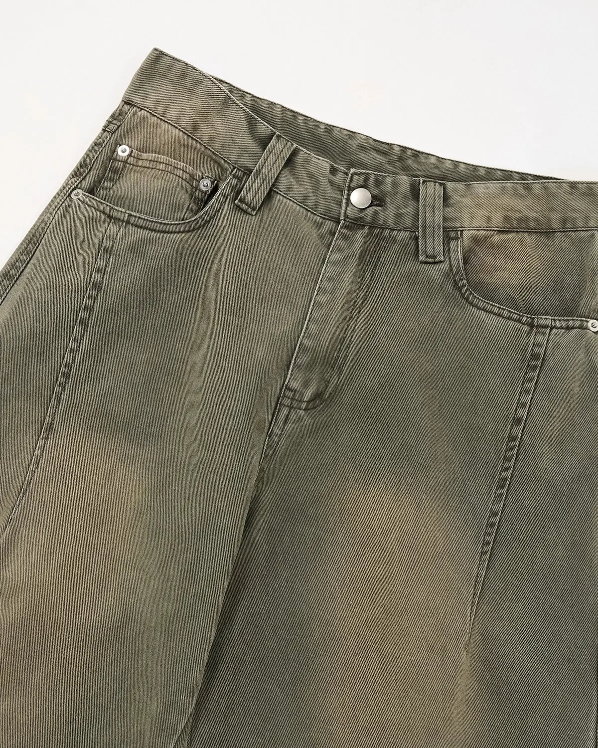 Retro Acid Wash Baggy Cargo Pants | Inflation Streetwear - Image 9