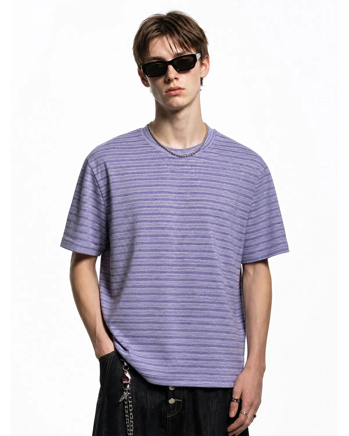 Retro Striped Boxy T-Shirt | Inflation Streetwear - Image 5