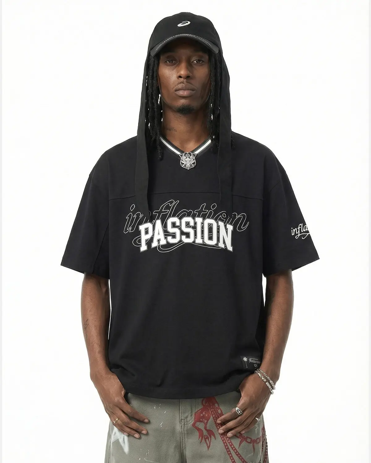 Retro V-Neck Jersey | Inflation Streetwear - Image 12