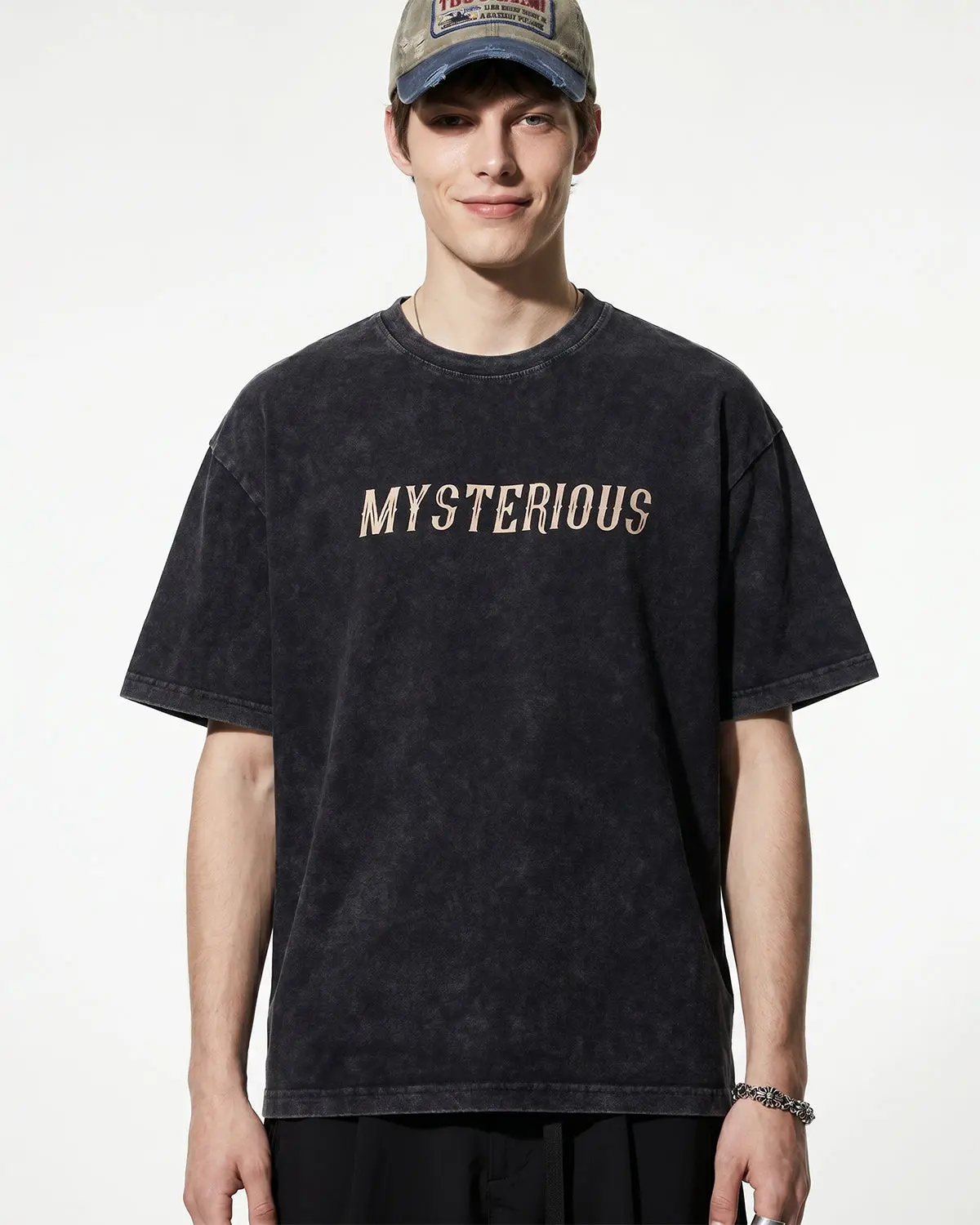 Retro Washed Graphic Cotton T-Shirt | Inflation Streetwear - Image 3