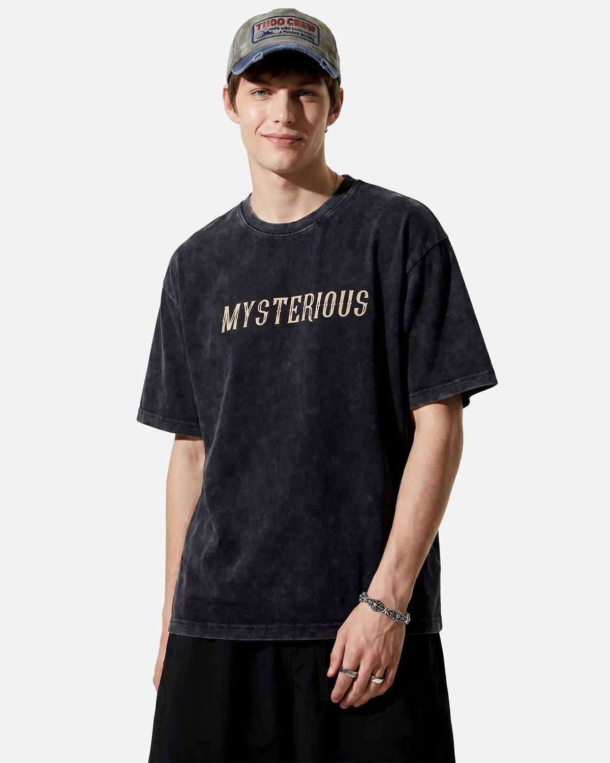 Retro Washed Graphic Cotton T-Shirt | Inflation Streetwear - Image 4