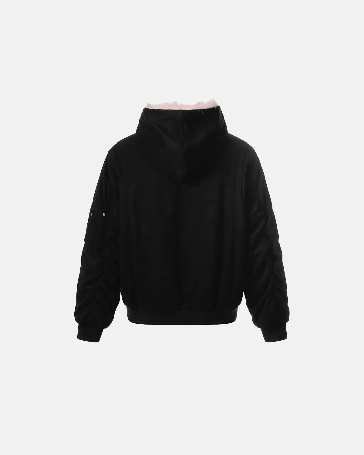 Reversible Faux Fur Hooded Jacket | Inflation Streetwear - Image 5