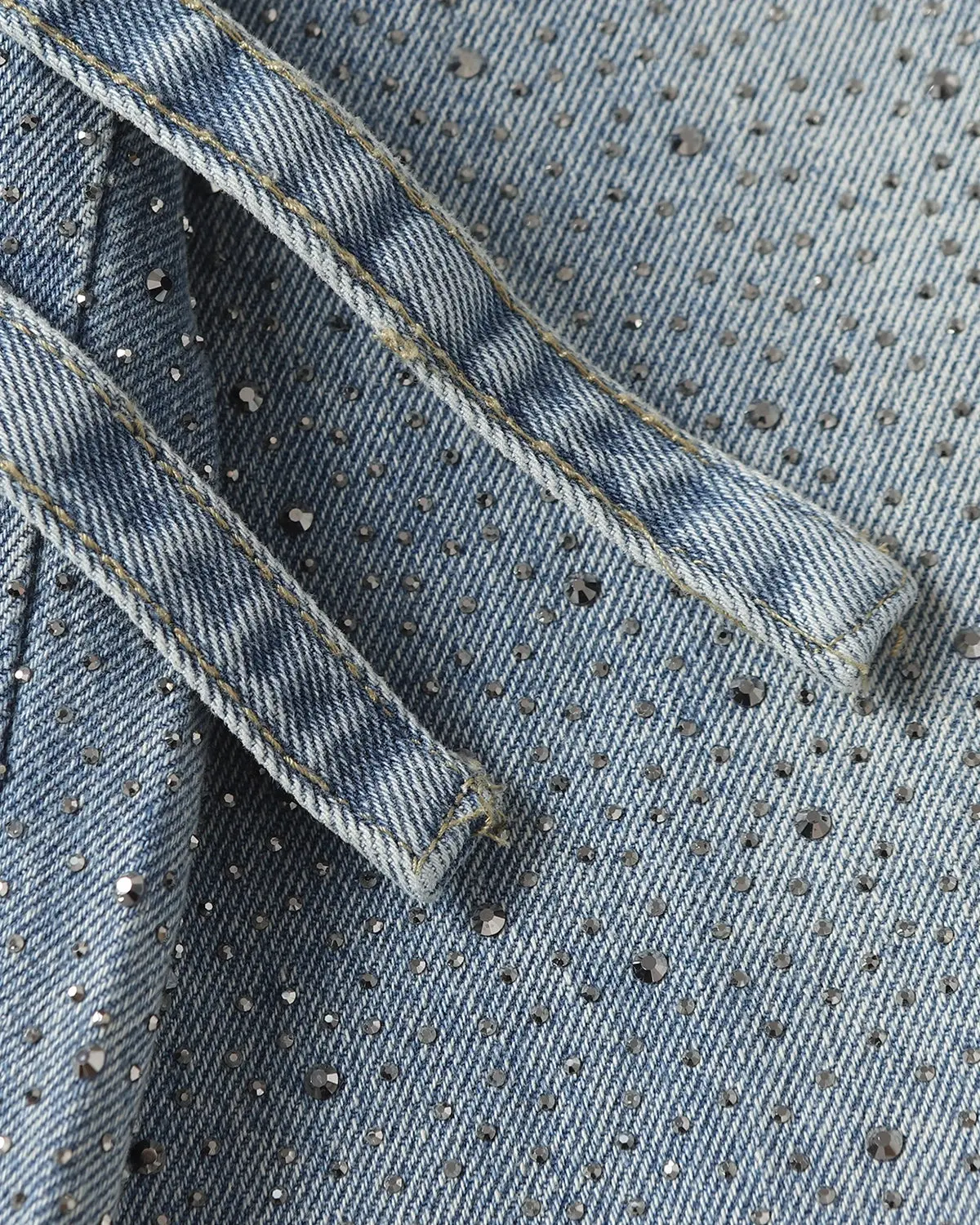 Rhinestone Baggy Barrel Jeans | Inflation Streetwear - Image 11