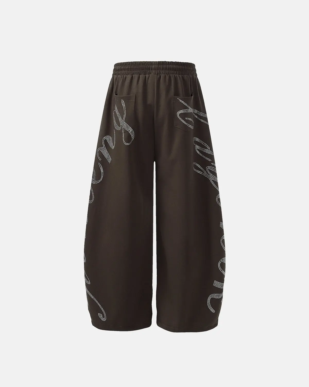 Rhinestone Baggy Joggers | Inflation Streetwear - Image 2