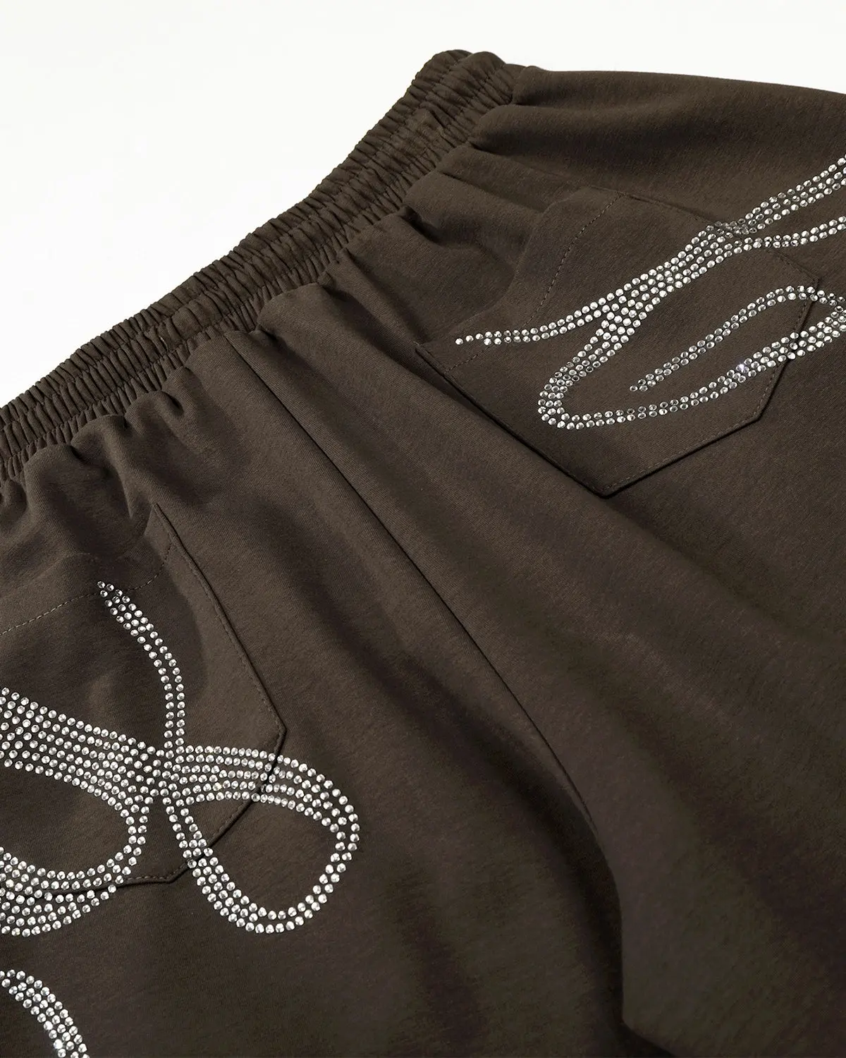 Rhinestone Baggy Joggers | Inflation Streetwear - Image 6