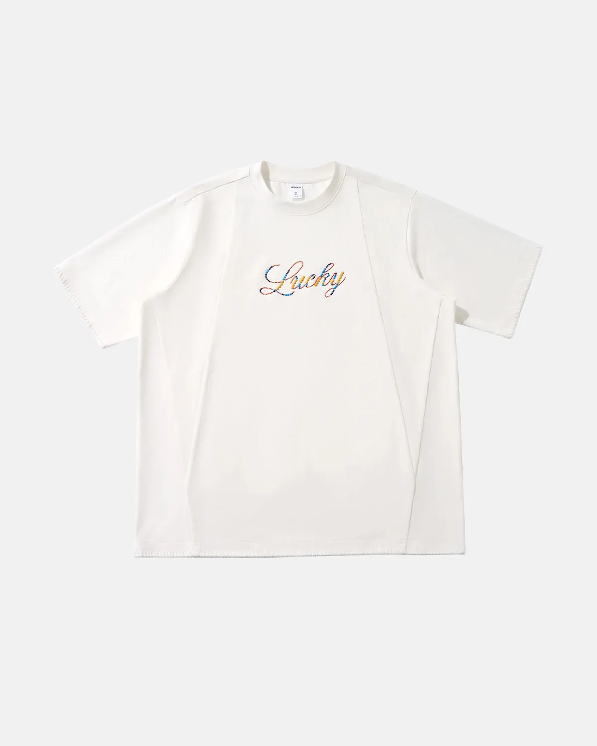 Rhinestone Lucky Graphic Oversized Tees | Inflation Streetwear - Image 5