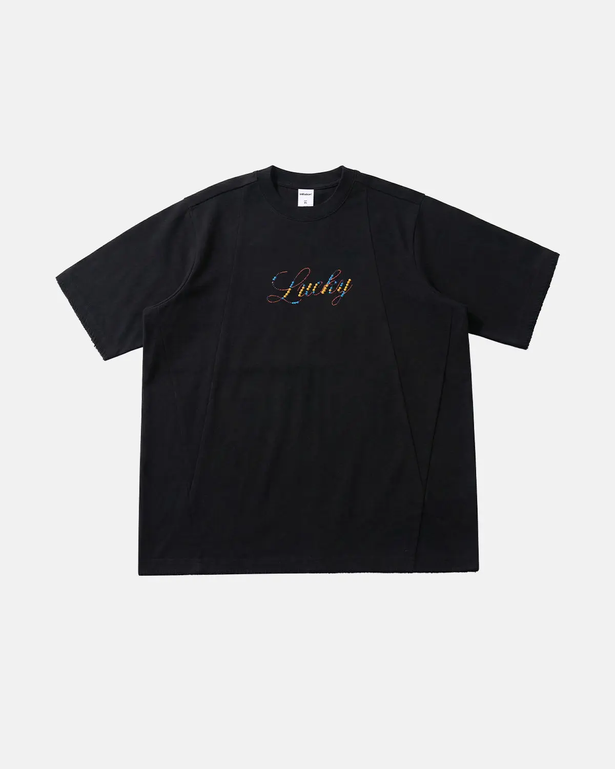 Rhinestone Lucky Graphic Oversized Tees | Inflation Streetwear - Image 7