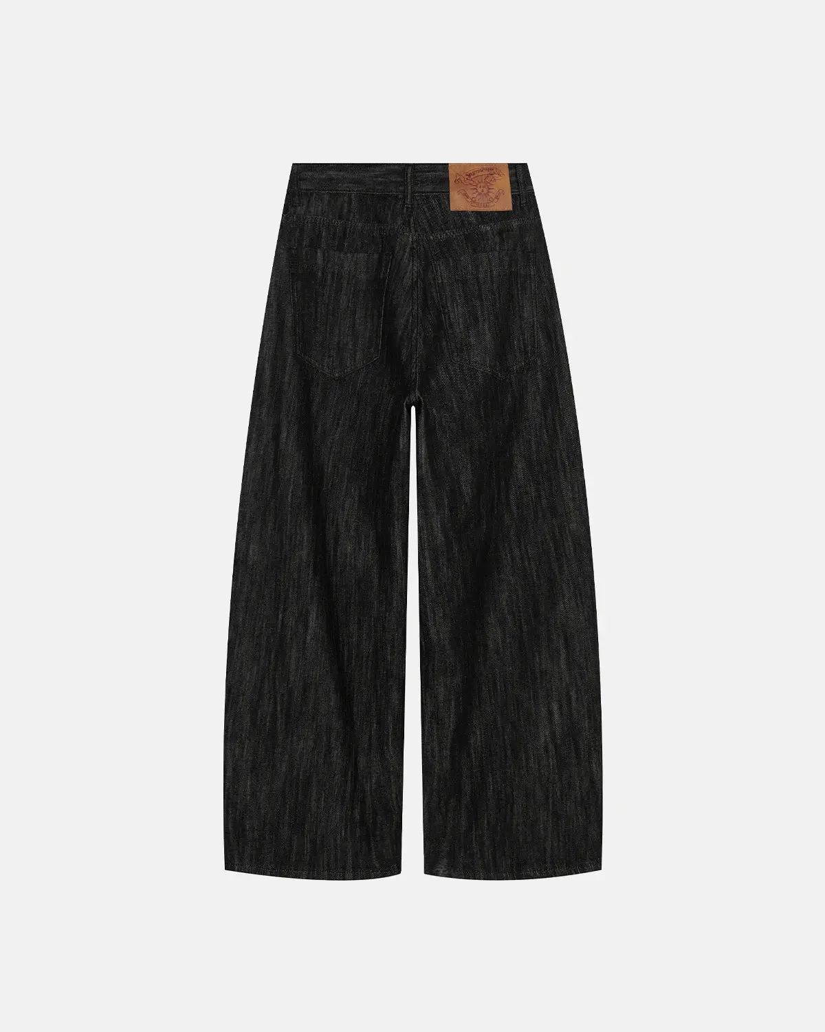 Rhinestone Number Wide Leg Jeans | Inflation Streetwear - Image 6