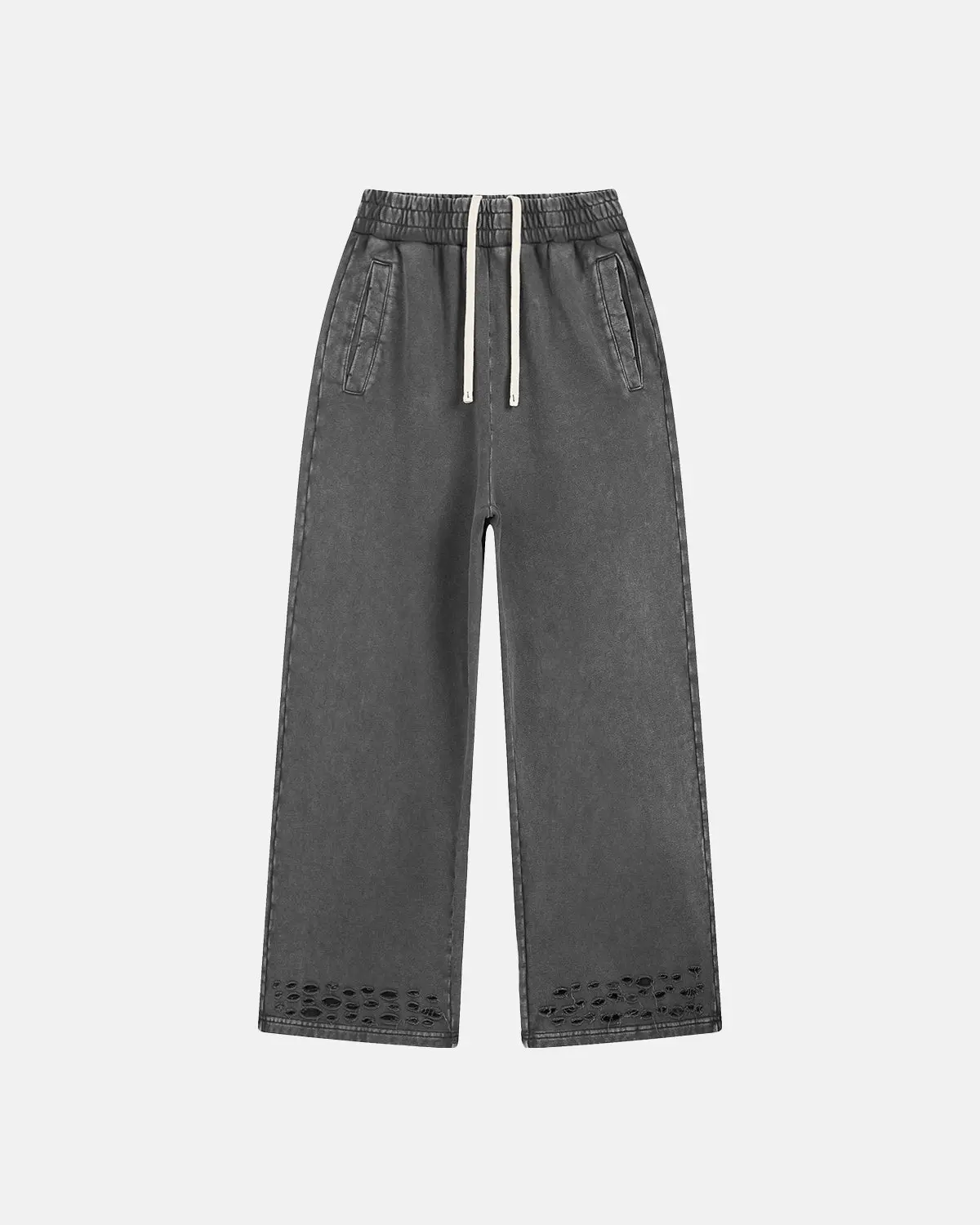 Ripped Acid Wash Sweatpant | Inflation Streetwear - Image 3