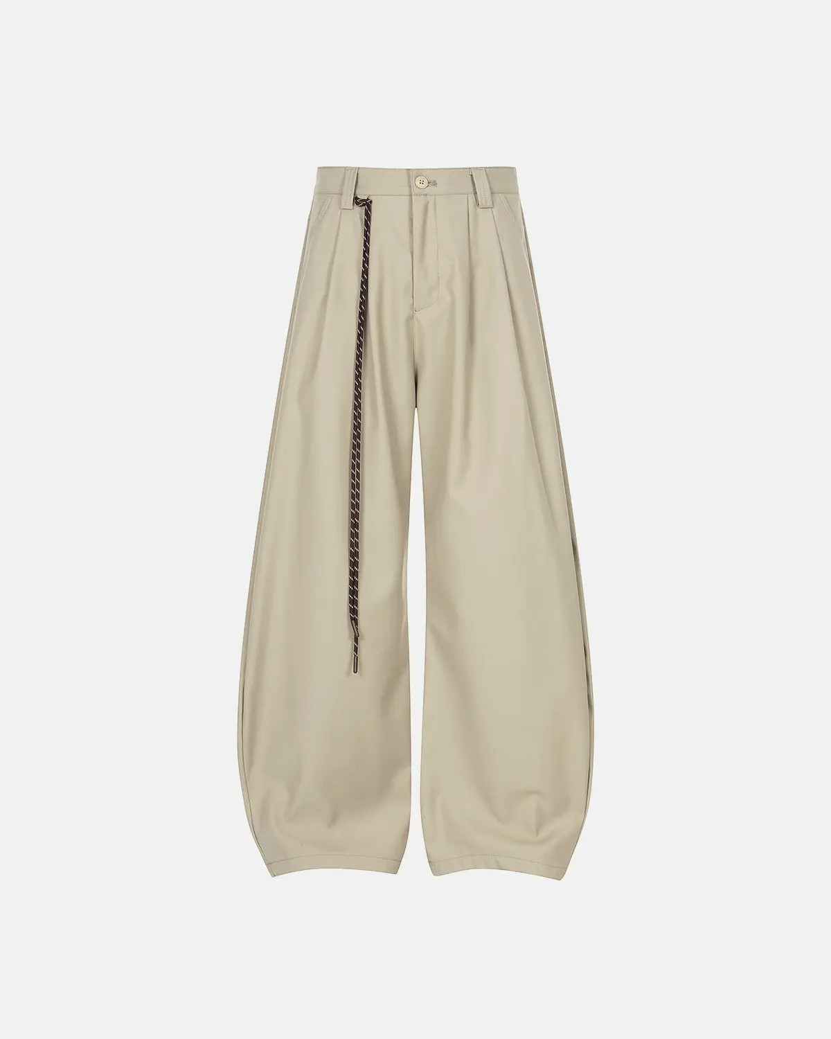 Rope Belt Wide Leg Tailored Pants | Inflation Streetwear - Image 6