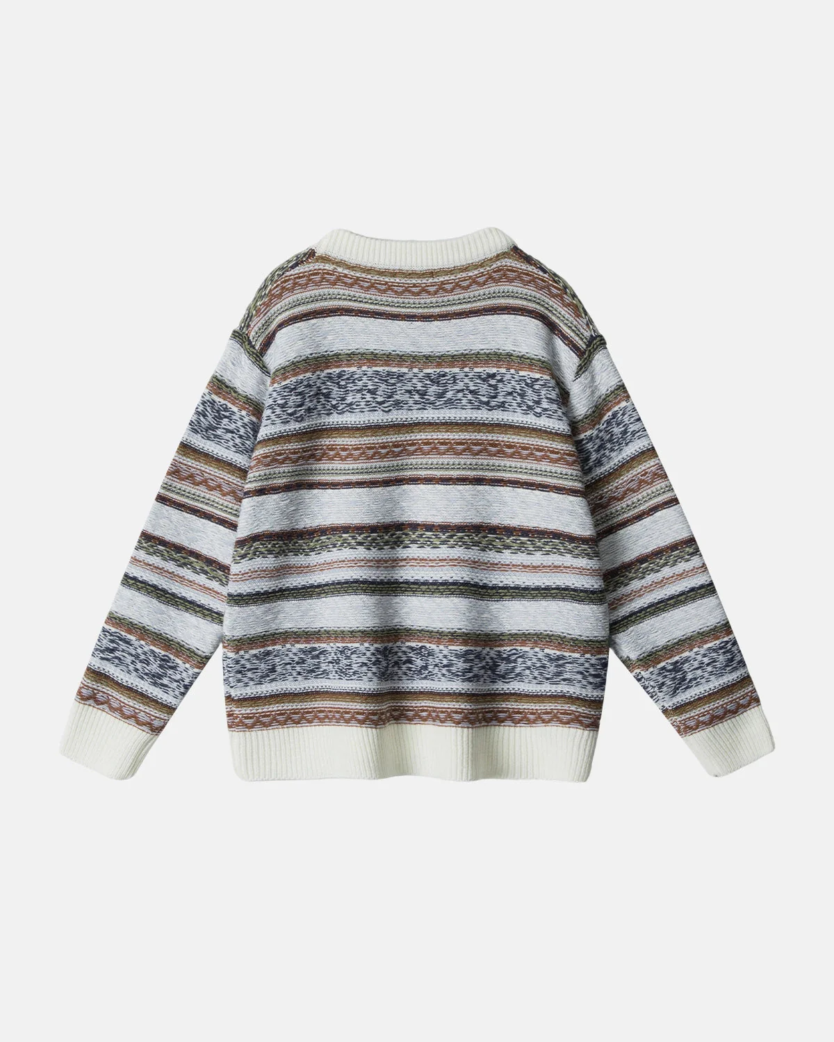 Round Neck Stripe Jacquard Pullovers | Inflation Streetwear - Image 2