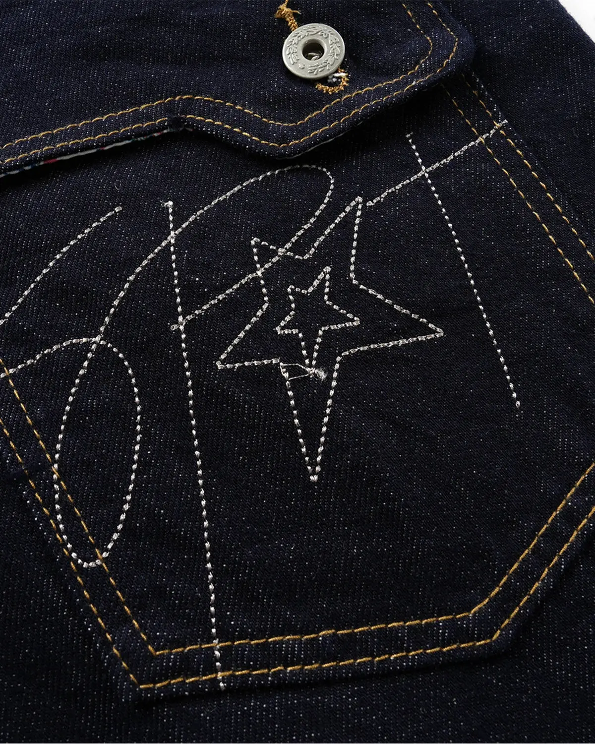Selvedge Buckle Baggy Jeans | Inflation Streetwear - Image 8