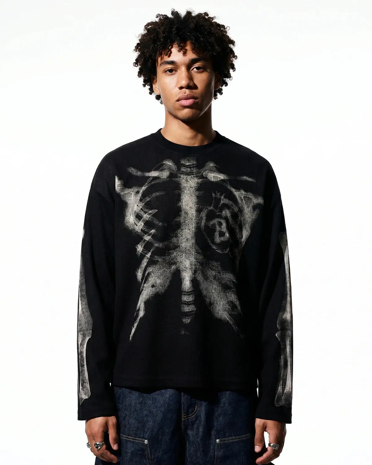 Skeleton Graphic Washed Long Sleeve | Inflation Streetwear - Image 6