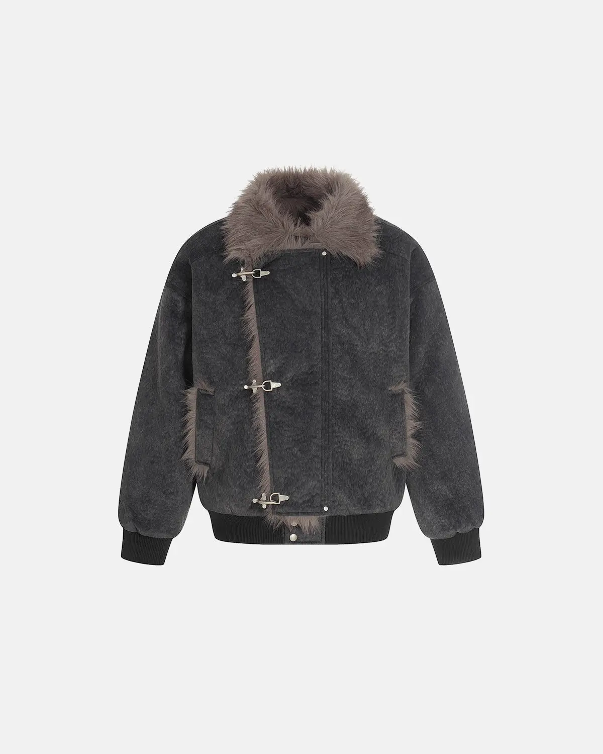 Slanted Clasp Fireman Padded Jacket | Inflation Streetwear - Image 3