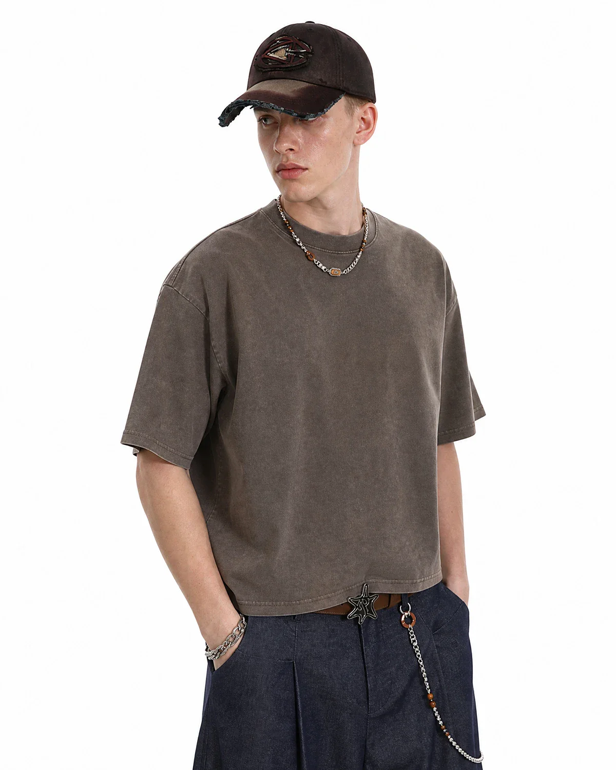Snow Washed Heavyweight Boxy T-Shirt | Inflation Streetwear - Image 10