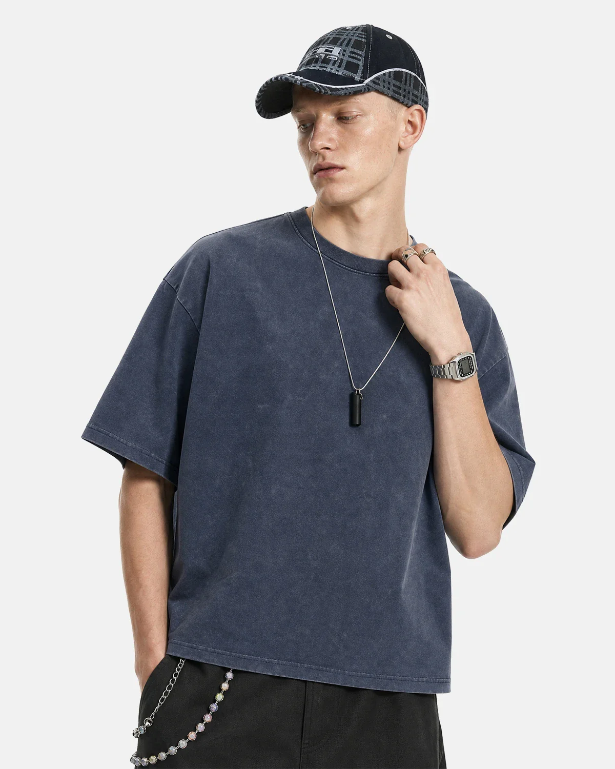 Snow Washed Heavyweight Boxy T-Shirt | Inflation Streetwear - Image 7