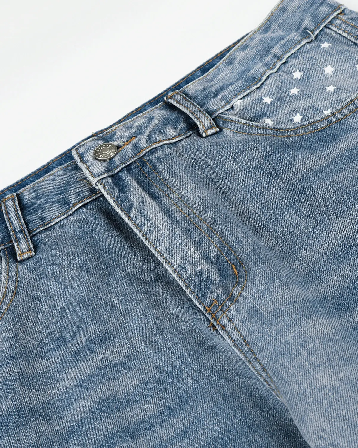 Star Pocket Bootcut Jeans | Inflation Streetwear - Image 10