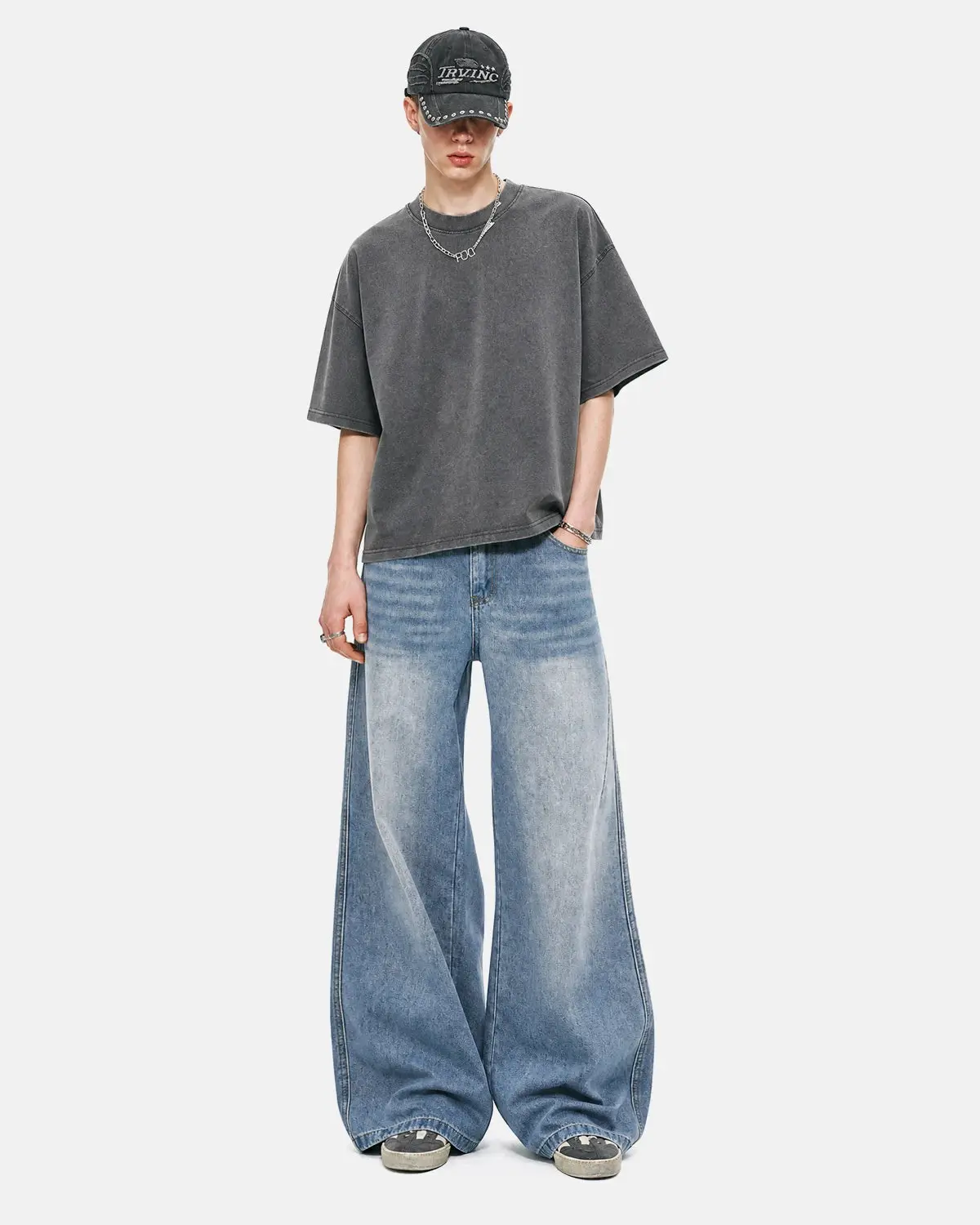 Star Pocket Bootcut Jeans | Inflation Streetwear - Image 3
