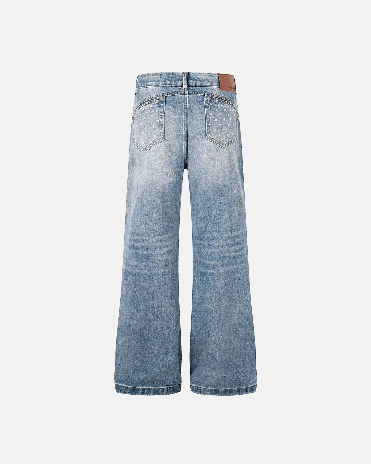 Star Pocket Bootcut Jeans | Inflation Streetwear - Image 5