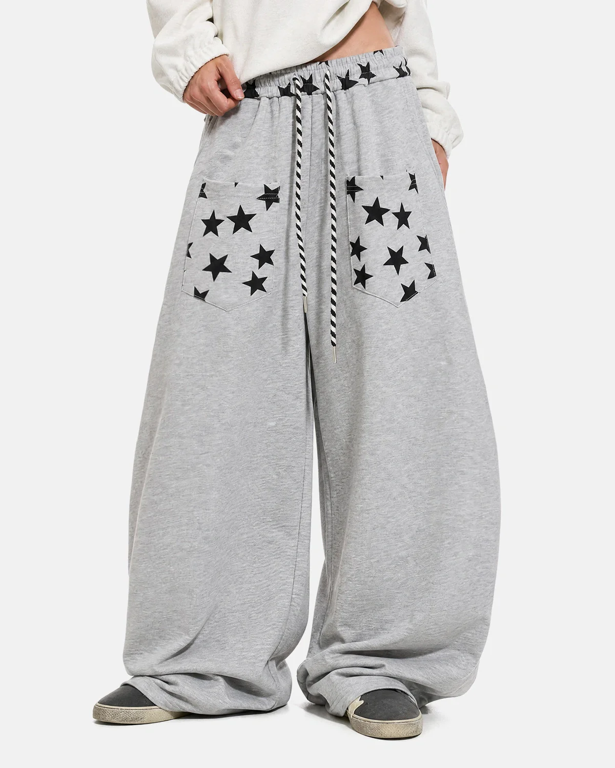Star Graphic Barrel Sweatpants | Inflation Streetwear - Image 2
