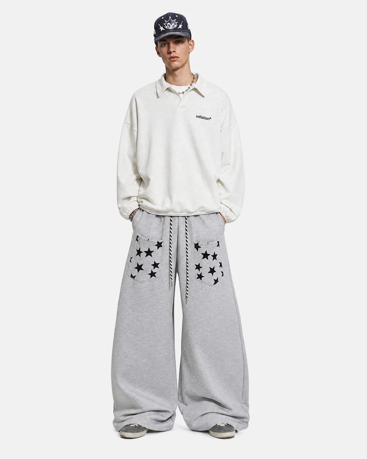 Star Graphic Barrel Sweatpants | Inflation Streetwear - Image 3