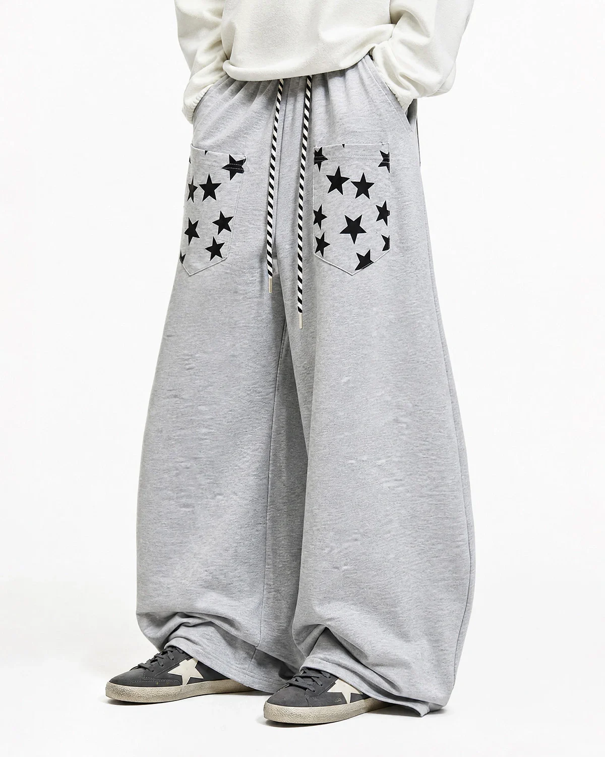 Star Graphic Barrel Sweatpants | Inflation Streetwear - Image 5