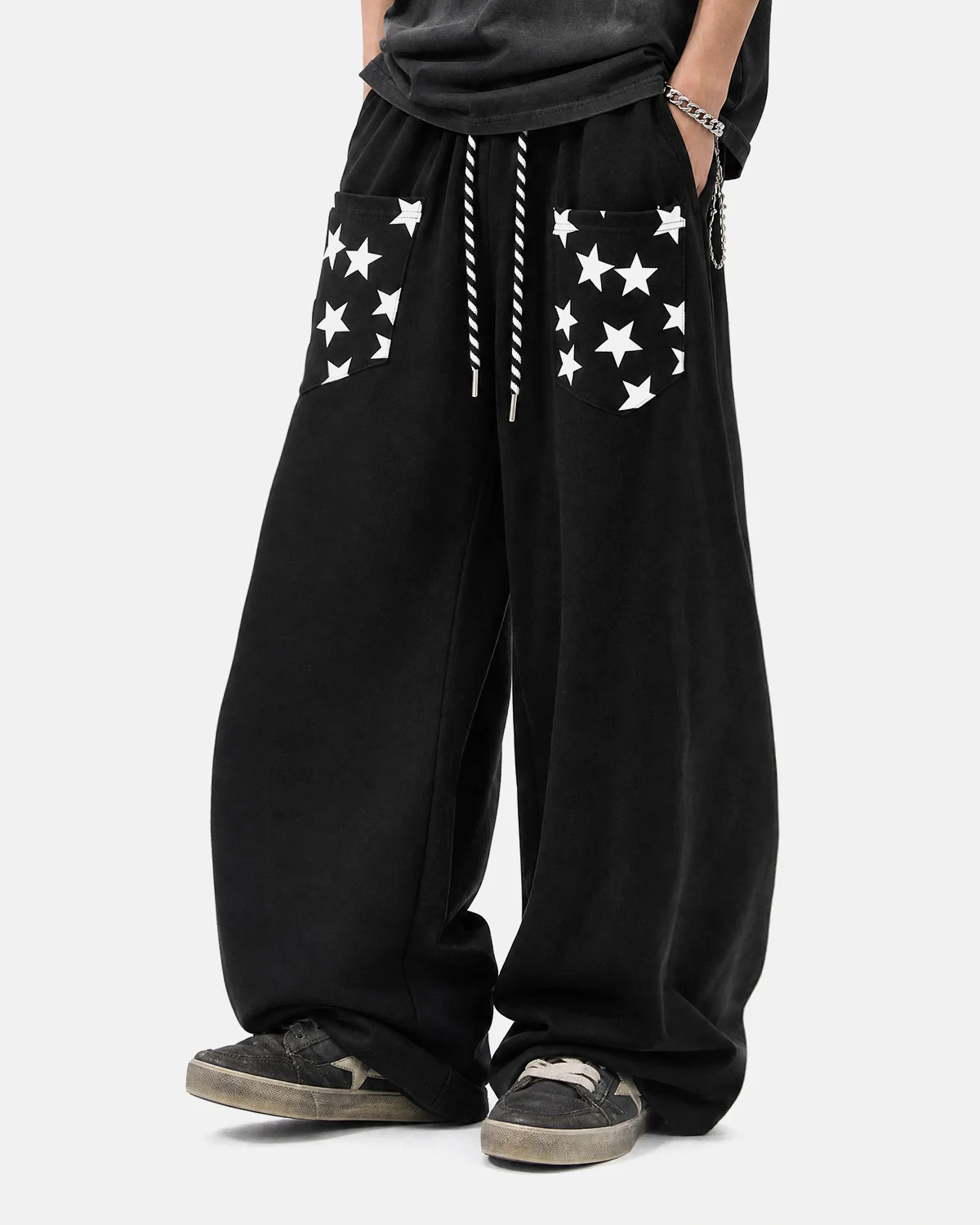 Star Graphic Barrel Sweatpants | Inflation Streetwear - Image 6
