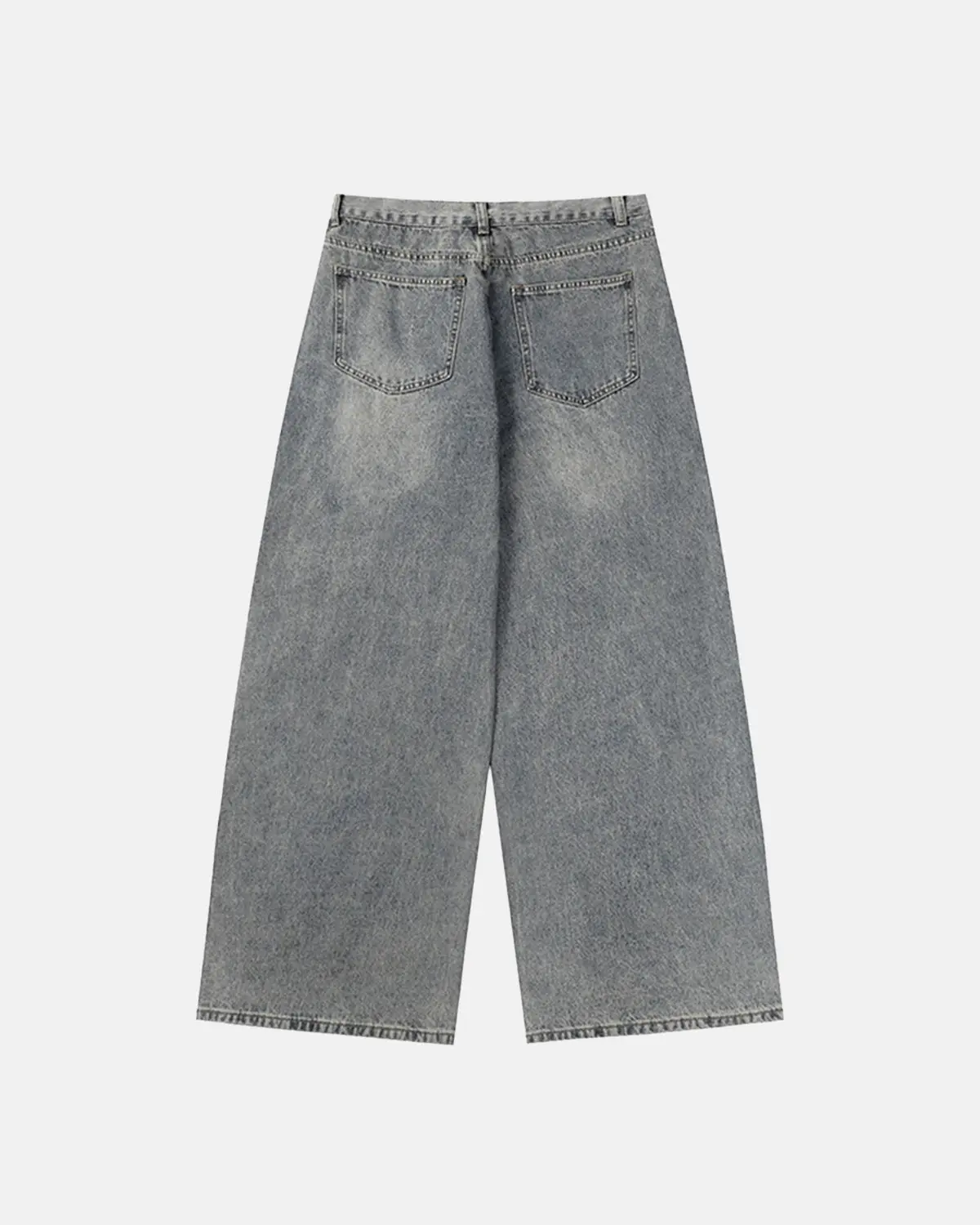 Star Patched Baggy Jeans | Inflation Streetwear - Image 7