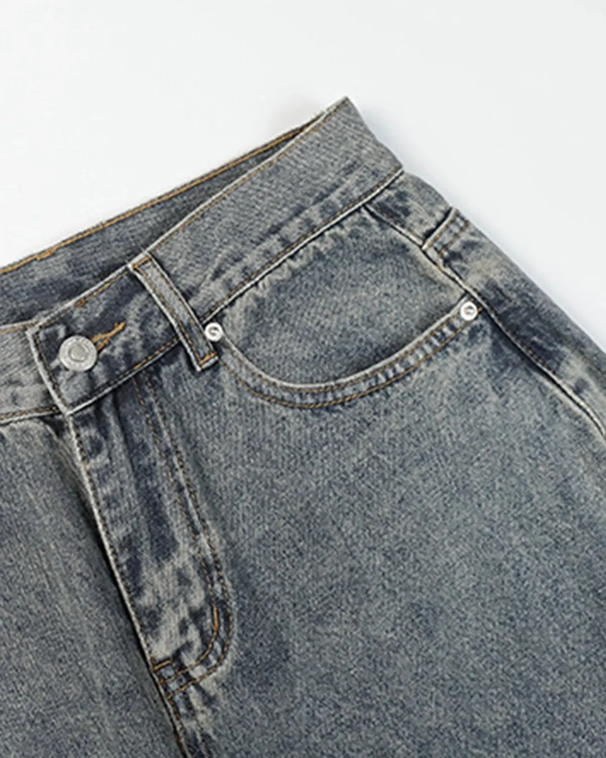 Star Patched Baggy Jeans | Inflation Streetwear - Image 8