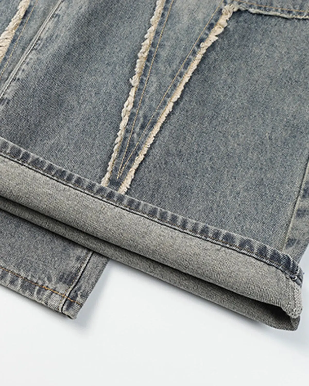 Star Patched Baggy Jeans | Inflation Streetwear - Image 9