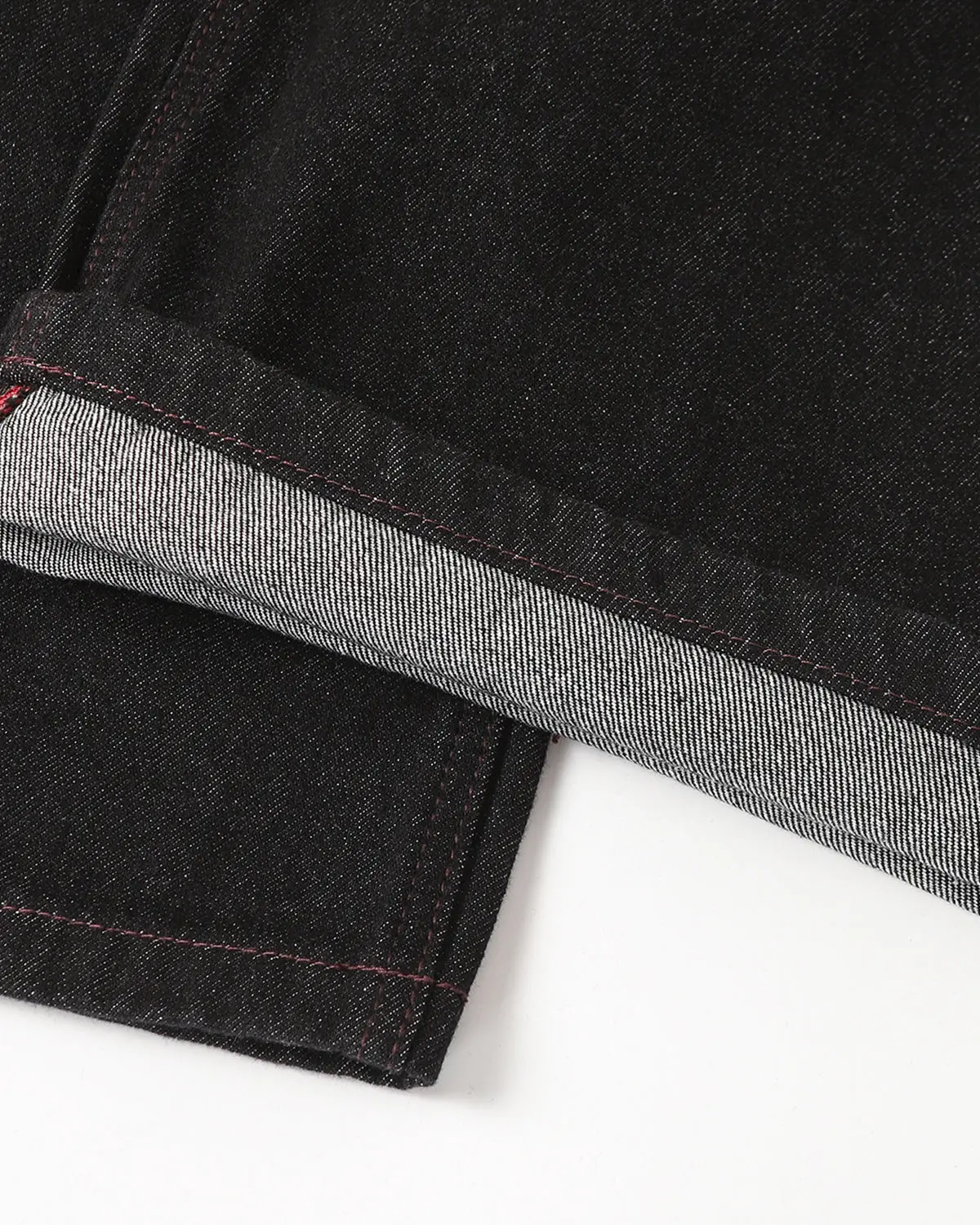 Stitching Deconstructed Raw Bootcut Jeans | Inflation Streetwear - Image 4