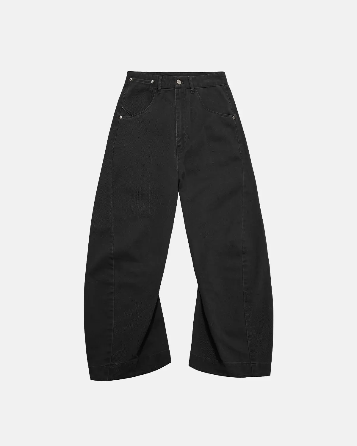 Stitching Flare Baggy Jeans | Inflation Streetwear - Image 12