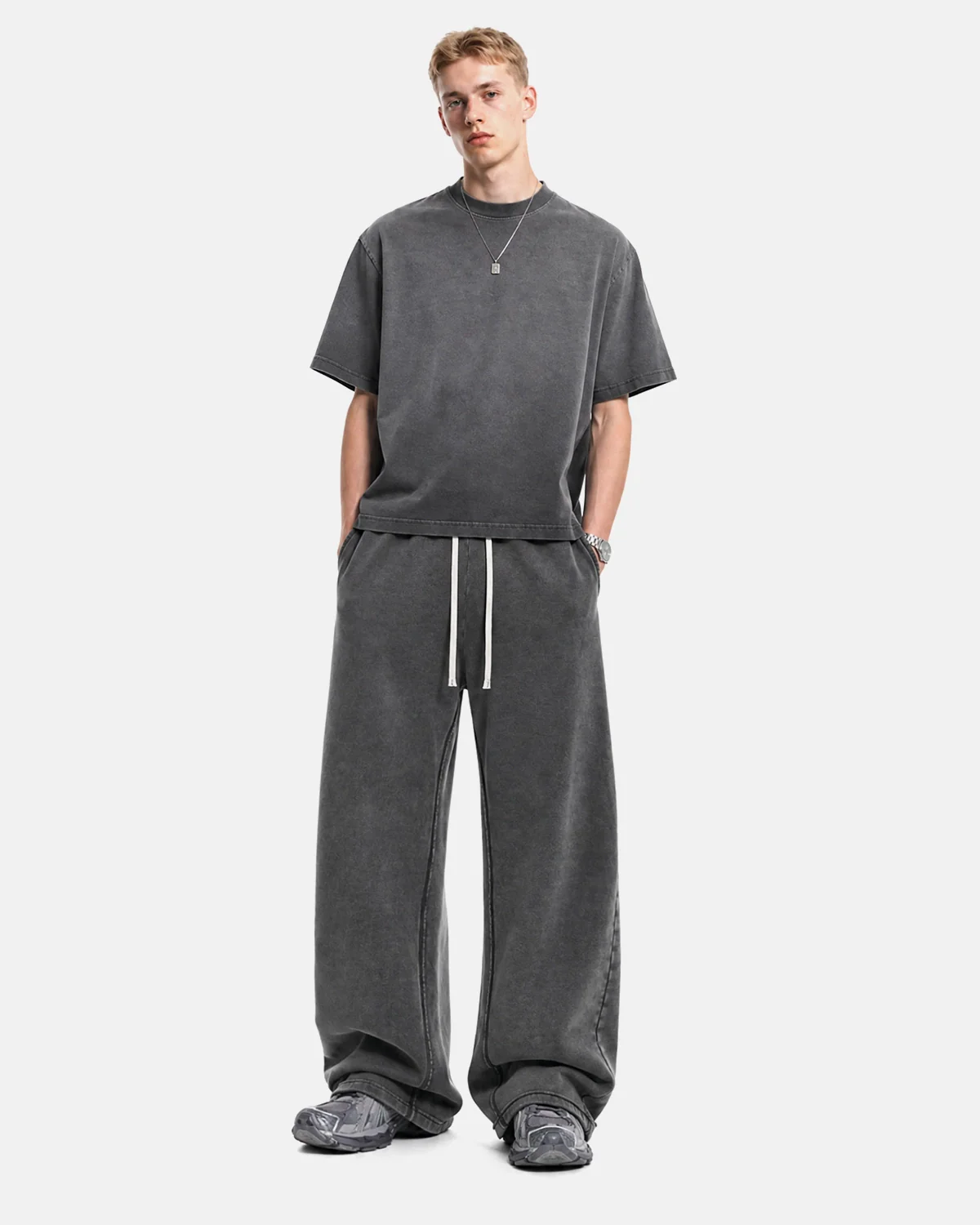Straight Leg Acid Wash Sweatpant | Inflation Streetwear - Image 4
