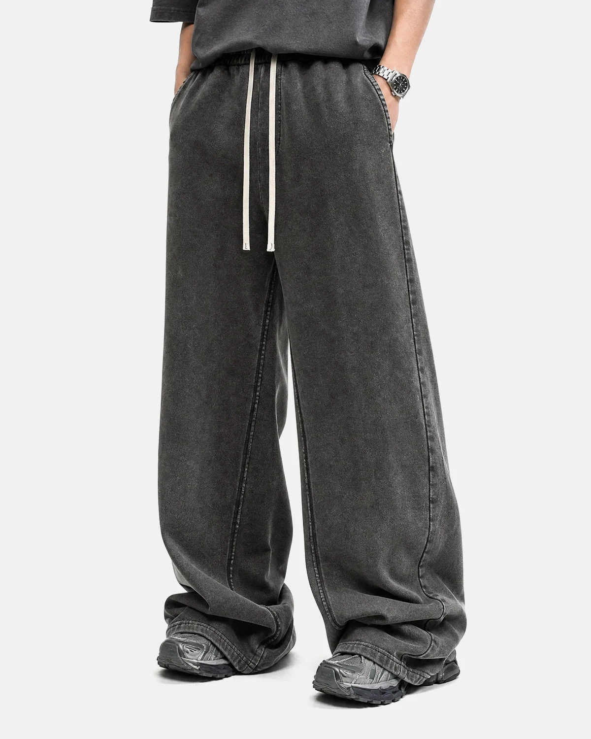 Straight Leg Acid Wash Sweatpant | Inflation Streetwear - Image 6
