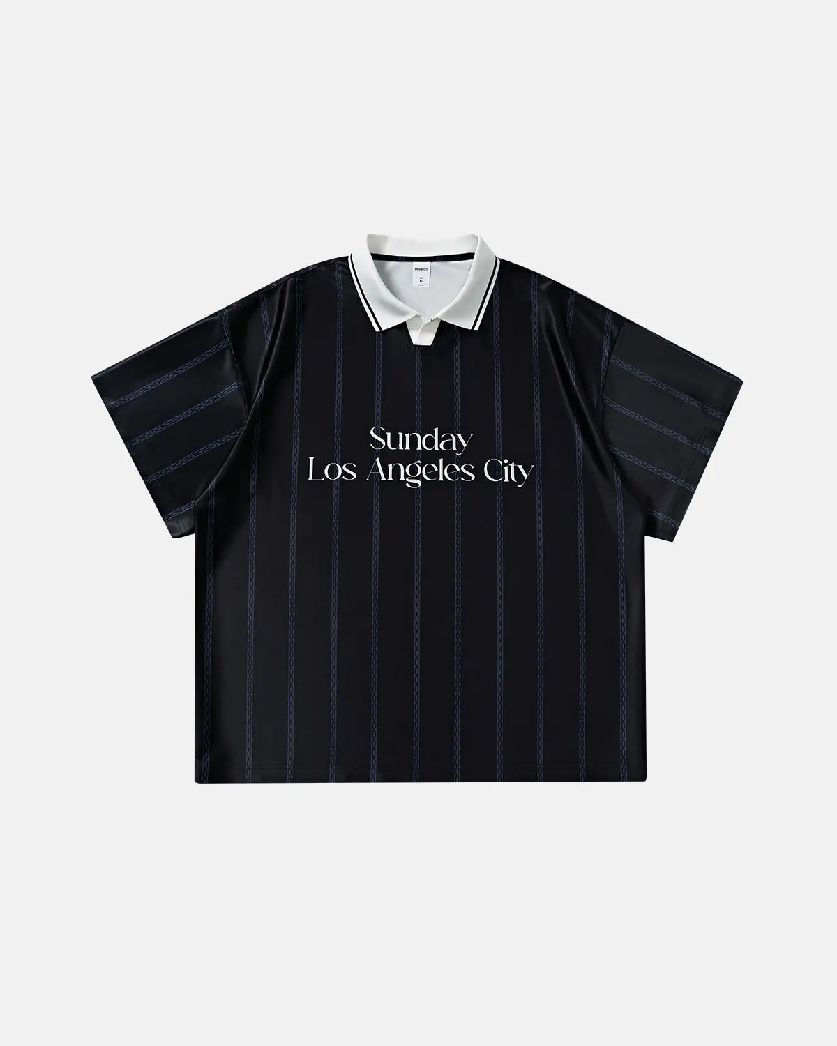 Vintage Striped Polo Jersey | Inflation Streetwear