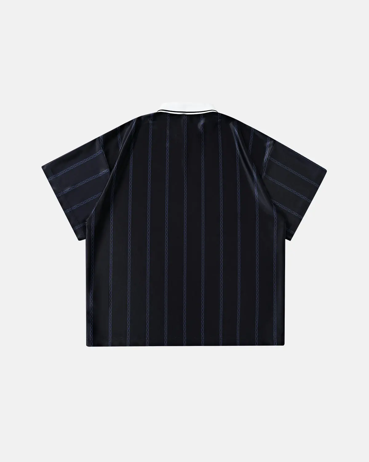 Vintage Striped Polo Jersey | Inflation Streetwear - Image 2