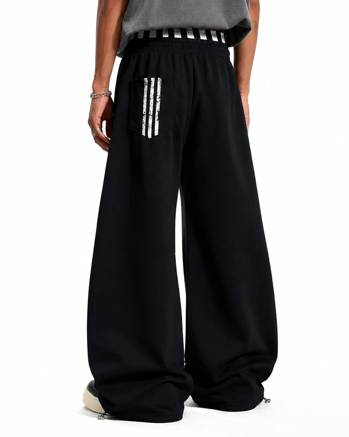 Striped Graphic Barrel Sweatpants | Inflation Streetwear - Image 7