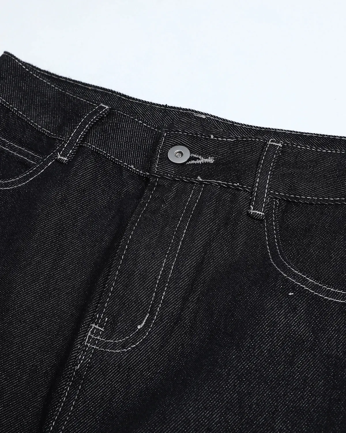 Studded Rhinestone Baggy Denim Jeans | Inflation Streetwear - Image 7
