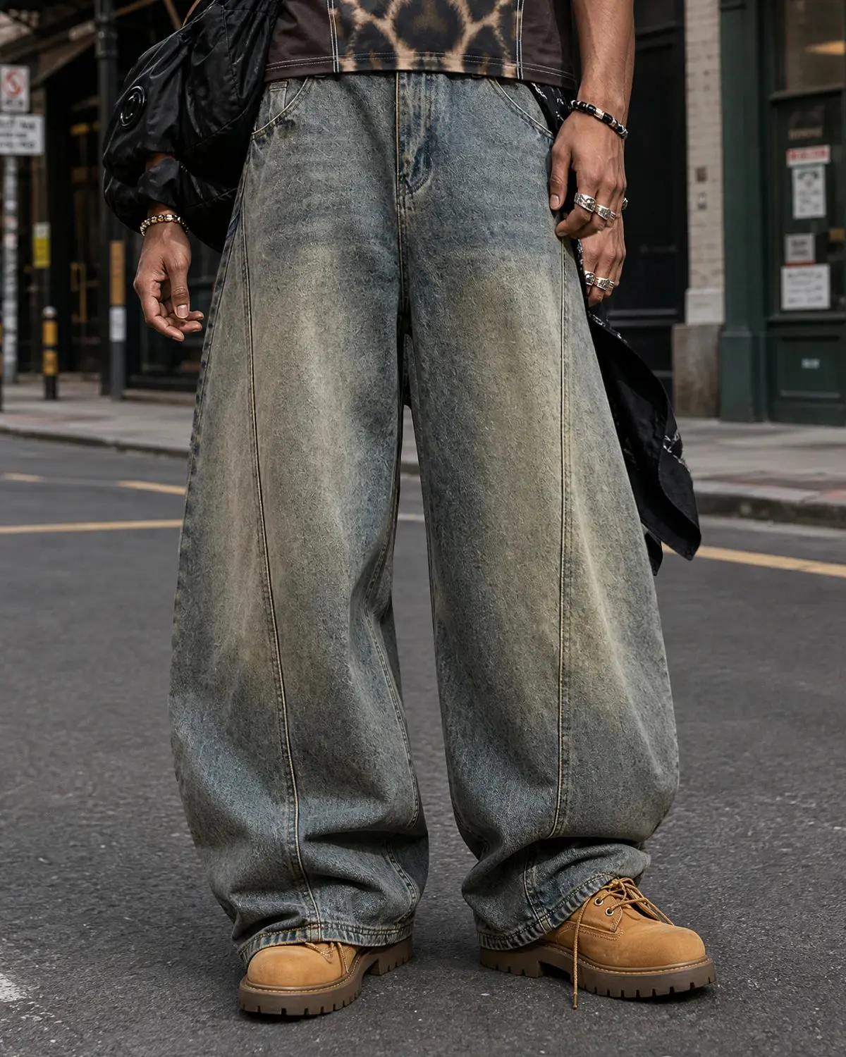 Super Barrel Baggy Jeans | Inflation Streetwear - Image 5