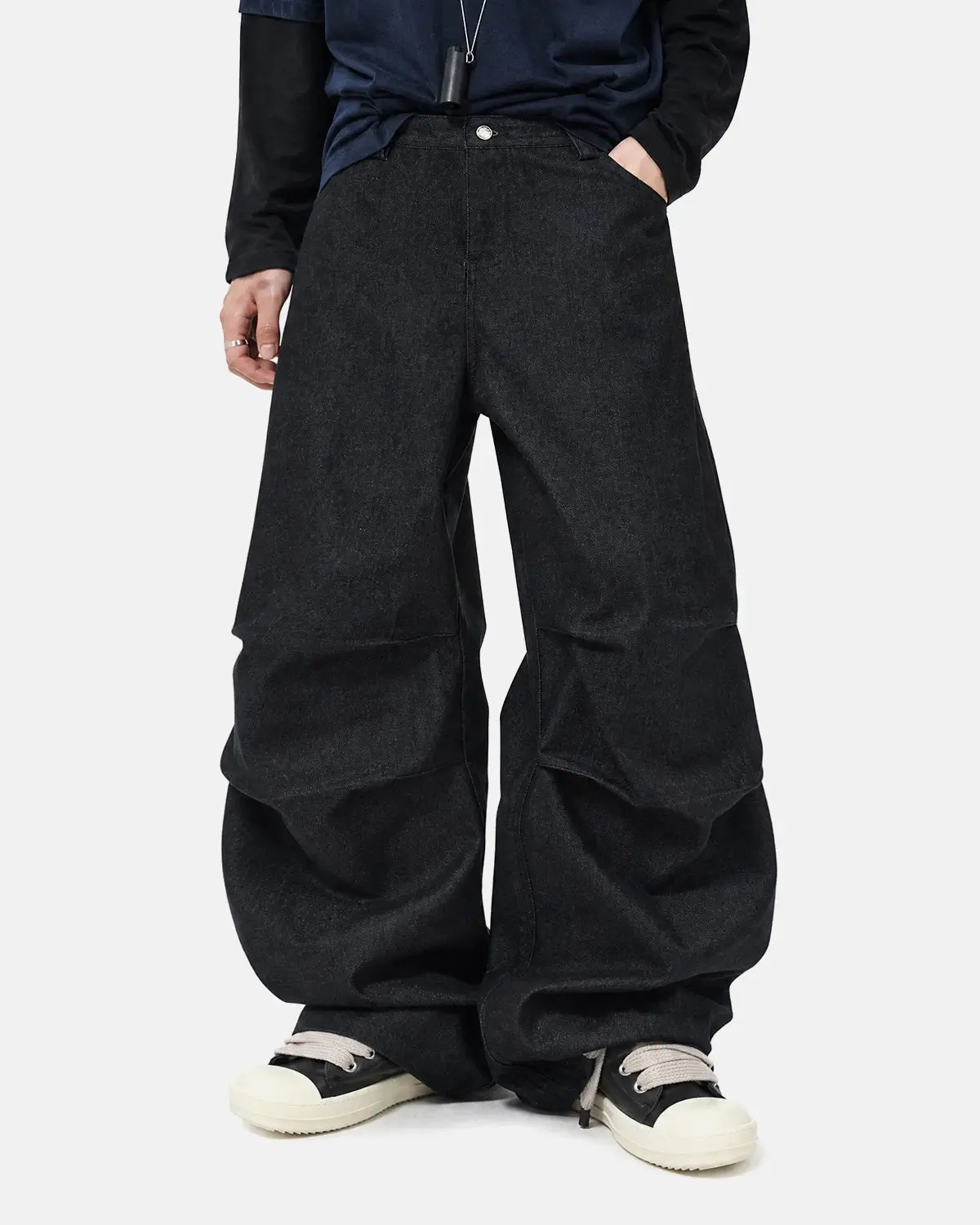 Super Raw Baggy Jeans | Inflation Streetwear - Image 5